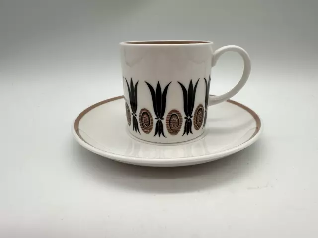 Susie Cooper Corinthian Demitasse Coffee Cup and Saucer