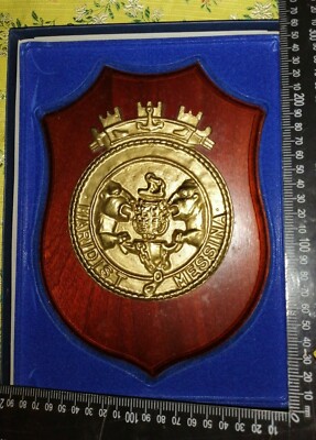 CREST MARINA MILITARE COMMISSARIATO MARICOMMI MESSINA ANNI 70-80 RARITA'!!! 