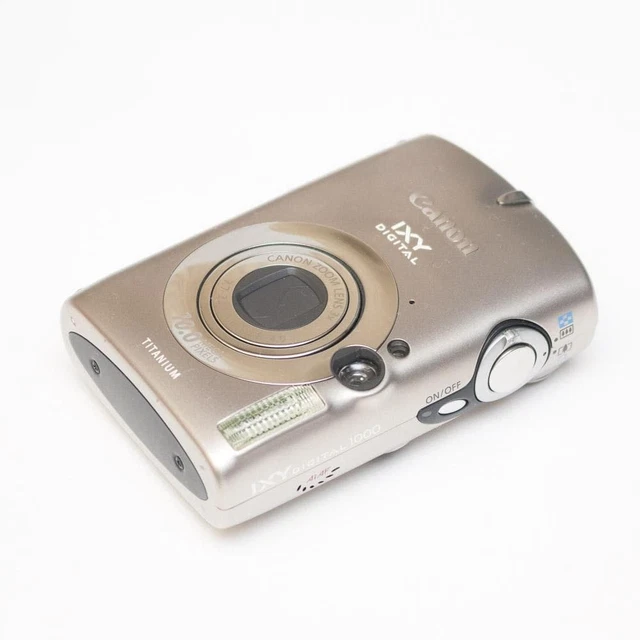 CANON IXY DIGITAL 1000 Titanium Compact Digital Camera 10MP Tested