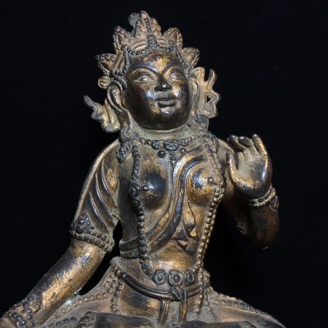 Chinese Exquisite Handmade Buddha Bronze Statue