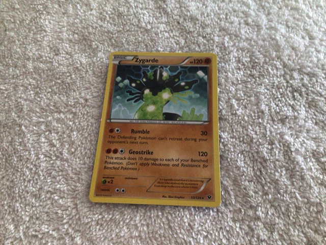 Pokémonkarte - Schicksale kollidieren, Zygarde Ex. Zustand