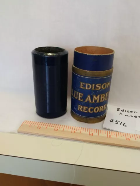 Edison Blue Amberol Cylinder record – 4 inch – used  #2516