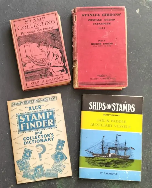 1914 Stamp book Stanley Gibbons 1944 catalogue 1972 ships on stamps stamp finder