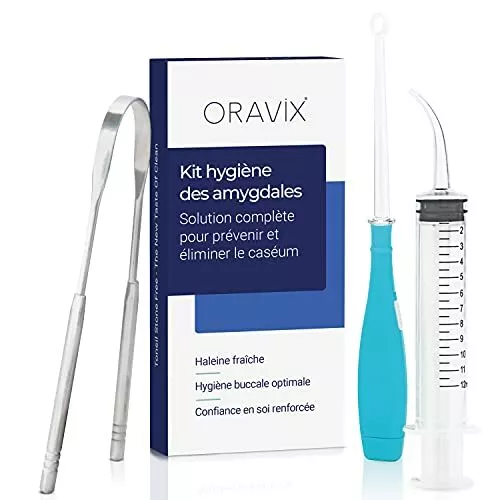 Kit hygiène des amygdales | 3 outils pour l’extraction et la prévention