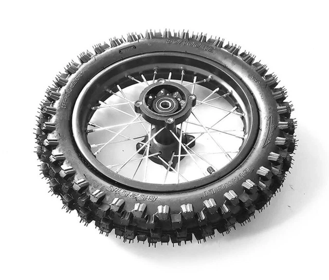 RUOTA CERCHIO COMPLETA POSTERIORE 12” SDG 15mm Cross 80/100-12 Per Pit Bike