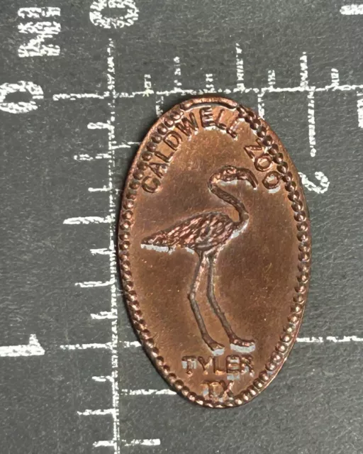 Caldwell Zoo Tyler Texas TX Flamingo Elongated Pressed Smashed Squished Penny