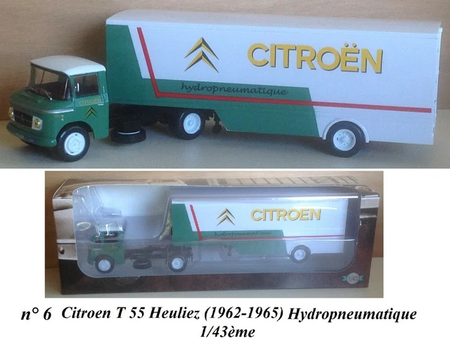 CITROËN U55 SEMI-REMORQUE "Hydropneumatique" 1/43 IXO Altaya Boite d