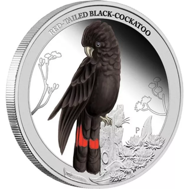 AUSTRALIA 50Cents 2013 Silver 1/2oz Birds of Australia Red-Tailed Black Cockatoo