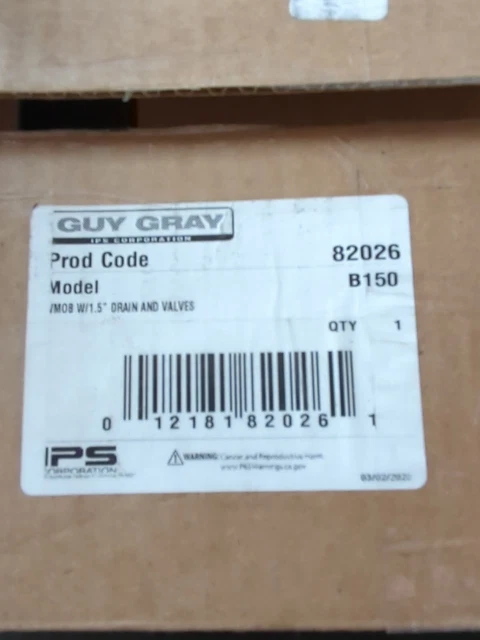 GUY GRAY Outlet Box: 1/2 in MIP, 1/2 in MIP/Sweat, Center, 11.63 in Box Wd, 9.5
