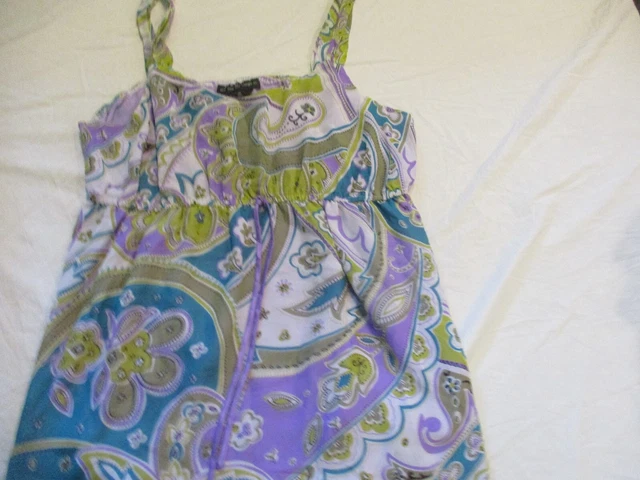 Womens new york city design purple tank top sz xl