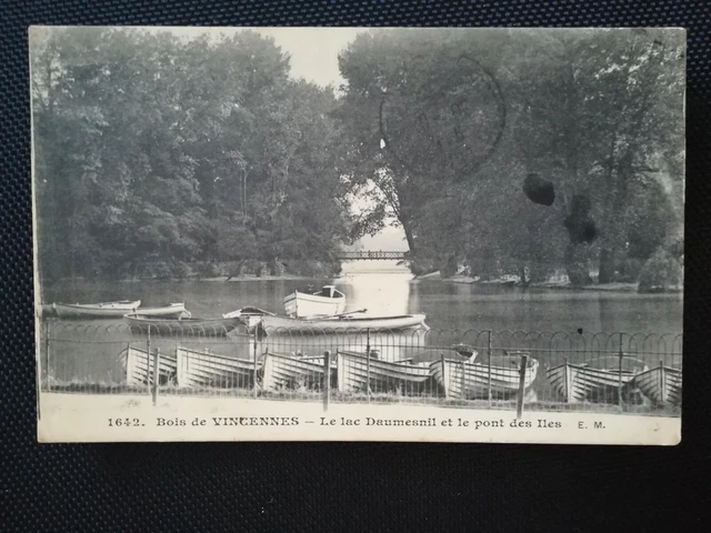 CPA 94 Bois de VINCENNES - Le Lac Daumesnil et le Pont des Iles