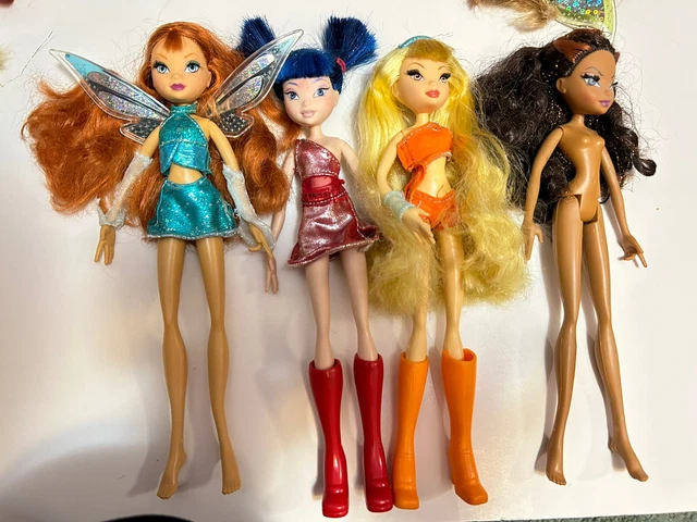 Poupées Winx Singsational Mattel - Bloom, Stella, Layla - Avec Accessoires