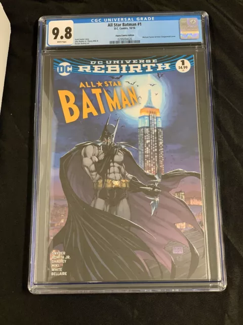 All-Star Batman #1  Michael Turner Aspen Comics Variant 1st Print   CGC 9.8