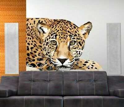 Cheetah Wall Decal, Cheetah Wall Sticker, Leopard Sticker, Leopard Decal