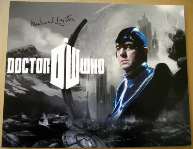 Doctor Who - Michael Jayston Autograph Hand Signed Photo 10" X 8" * Dr Who *