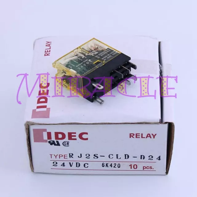 10PC/BOX NEW IDEC Intermediate Relay RJ2S-CLD-D24 24VDC