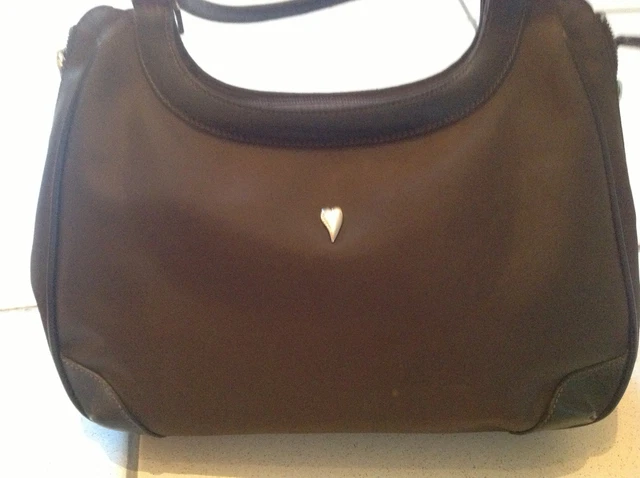 Sac à Main Lancaster En Toile Et Cuir - Occasion En Très Bon état - Style Porté épaule