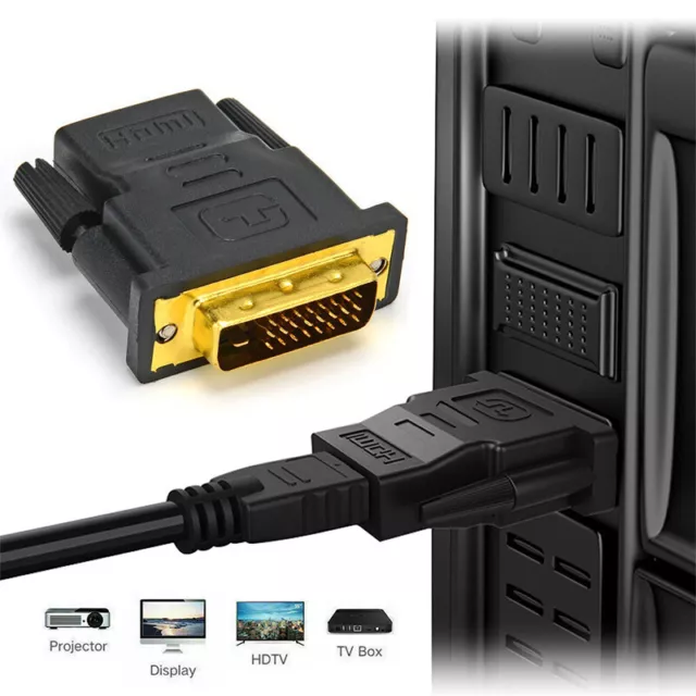 Logilink - Adaptateur HDMI mâle vers DVI-D Femelle