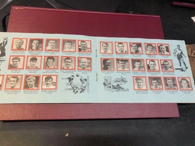 Fleetway - Löwe & Champion Fussballstars + Thomson Abenteuer Fussball Briefmarkenalbum 4