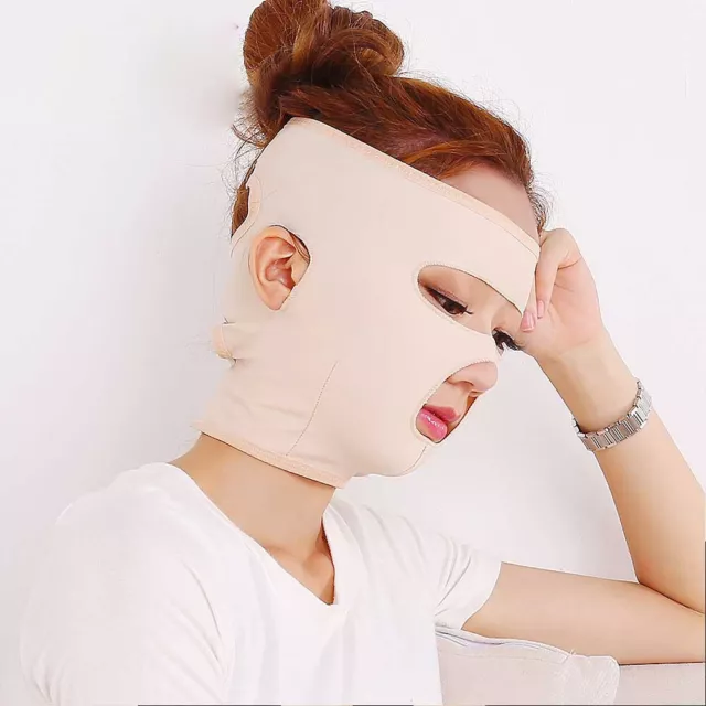 Facial Slimming Mask Slimming Bandages Facial Double Chin Care Weight Loss F RHS