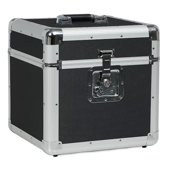 Vinyl Case - 12" Record Case (100 LPs) Silver/black