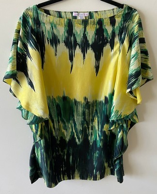 Paul Joe Sister Silk Tunic Dress Batwing Sleeve - Butterly style size 1 or S