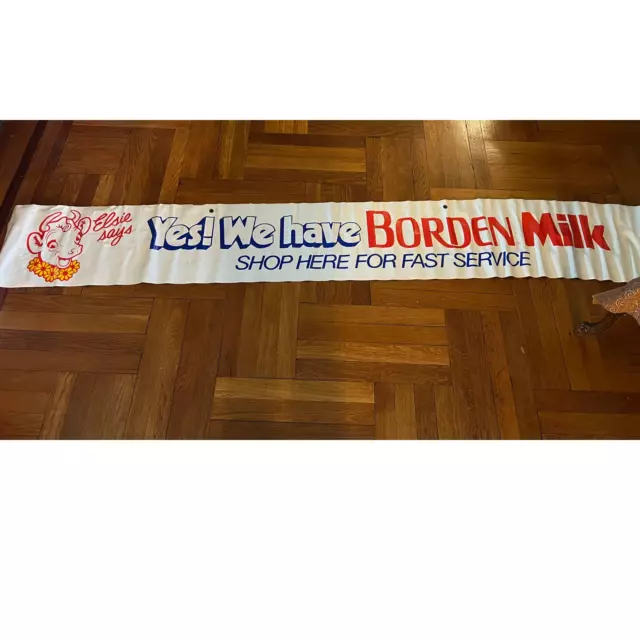 Borden's Elsie The Cow, Soft Plastic Banner