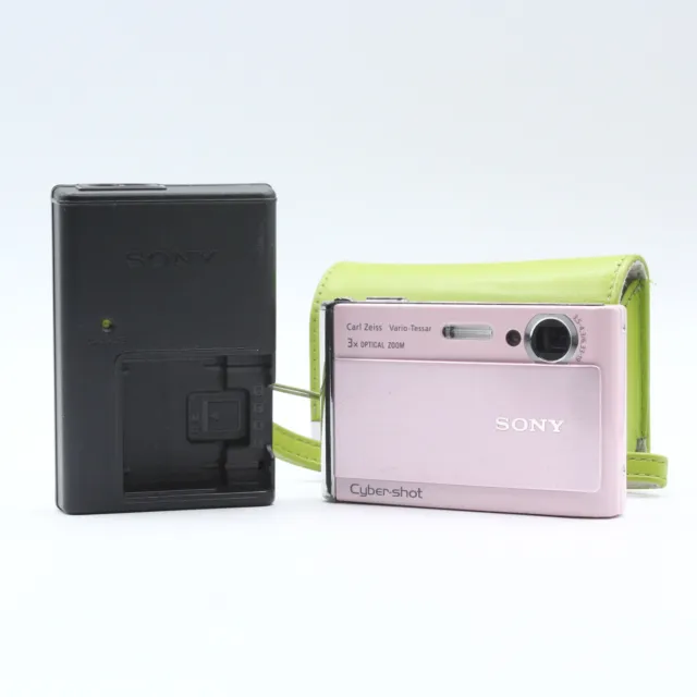 Sony Cyber-shot DSC-T70 8,1Mp Y2K Digital Camera Pink N°1539218 - Bon état !!