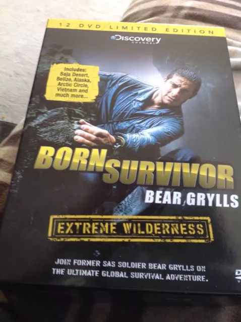 Born Survivor Bear Grylls Extreme Wilderness 12 Dvd Limited Edition