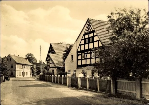 Ak Ehrenhain Nobitz im Altenburger Land, Waldenburger Straße - 2901388