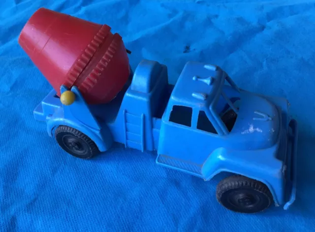 1960s early plastic Cement Truck  Toy, 18cm long.