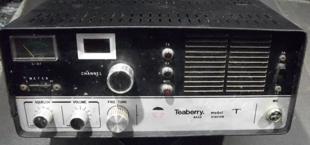 Teaberry Model T Base Cb Radio Tube Type Vintage
