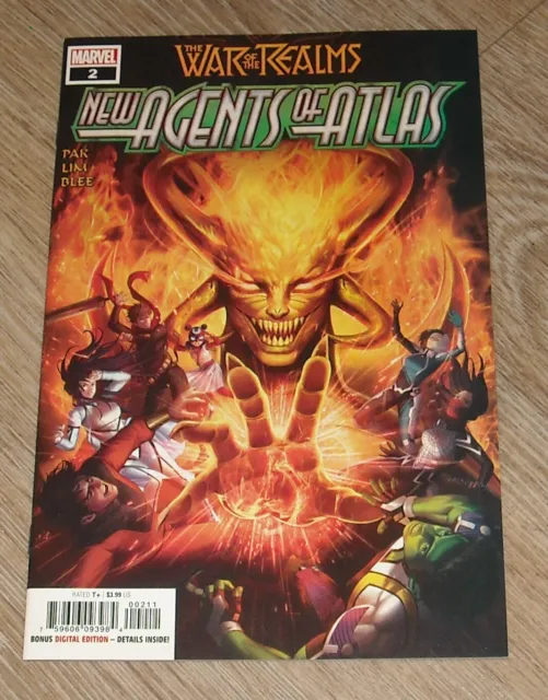 WAR of the REALMS NEW AGENTS of ATLAS 2 MARVEL COMICS July 2019 SWORD MASTER 1st