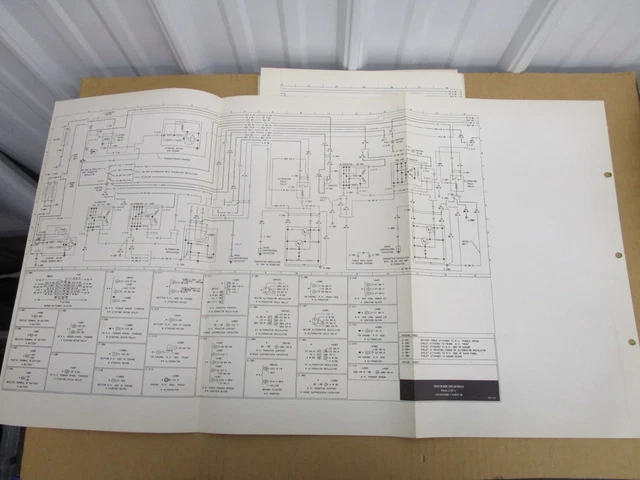 1973 FORD B Series B500 B600 Truck wiring diagram SHEET schematic