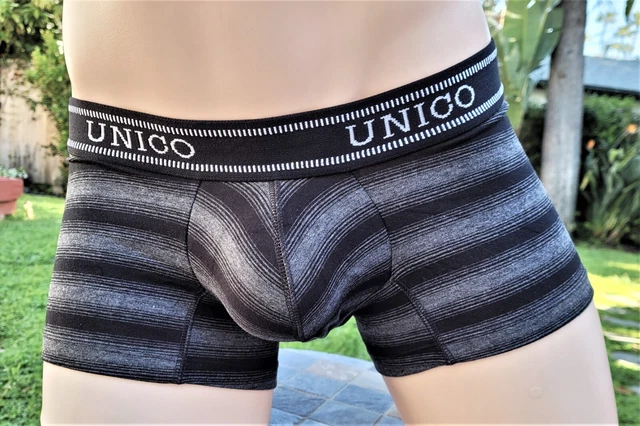 NOS vintage c 2014 MUNDO UNICO AH473 Classic Trunk SMALL Gray Stripe MU-156 Papi