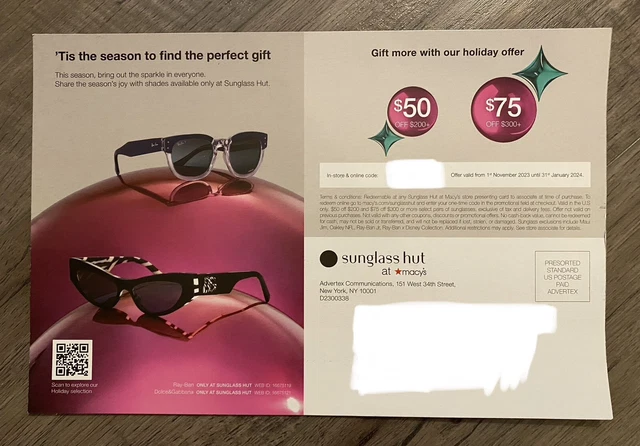 Sunglass hut shop 50 off 200