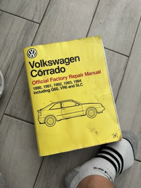 Corrado Volkswagen Shop Manual Service Repair Bentley Vr6 Workshop Official Book