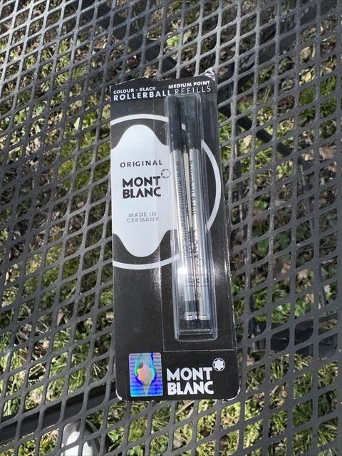 Montblanc 2 Rollerball Refills, Ordinal Black Made In Germany