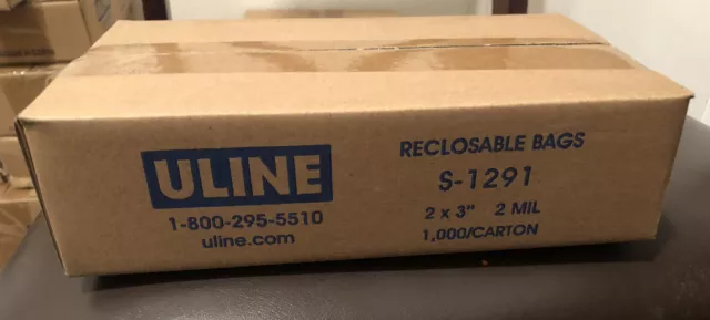 Reclosable Bags S-1291 2”x3” 1000/carton