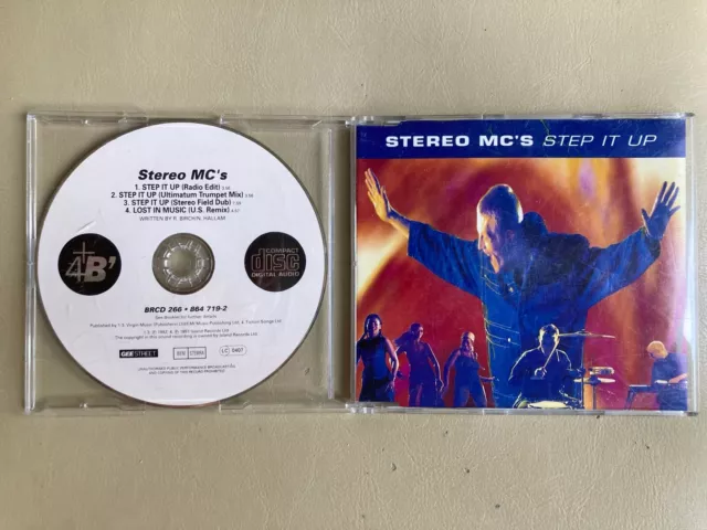 Stereo Mc's - Step It Up (1991) CD single inc. Lost in Music