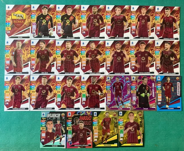 ADRENALYN XL CALCIATORI 202425 Roma Tematica Completa 25 Card 2025 EUR 17,00 PicClick IT