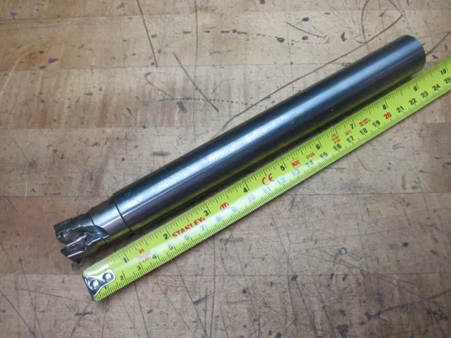 Sumitomo 25mm threaded carbide shank adapter & WEZ21000M12Z4 1" indexable mill