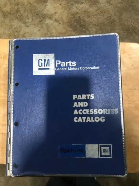 Pontiac Parts and Illustration Catalog 1982-1990 A