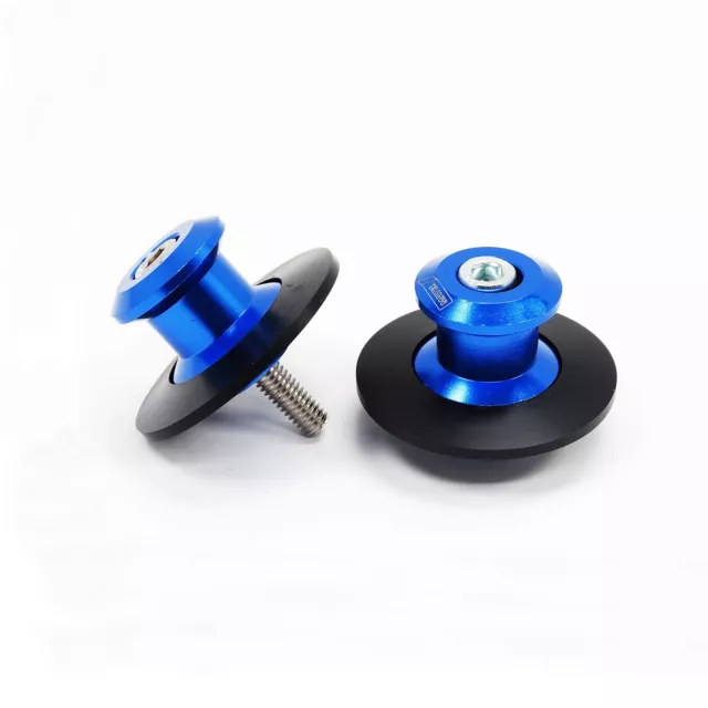 TMP Racing Stand de Tir Bobbins - M6 Bleu - Moto Support de Réparation Admission