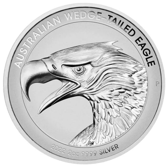 AUSTRALIAN WEDGE-TAILED EAGLE 2 Oz Silver Enhanced Reverse Proof Coin 2$ Austral