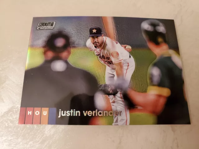 Justin Verlander 2020 Topps Stadium Club Chrome #227 Refractor SP QTY