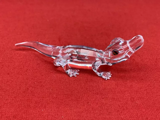 Swarovski Figur 221629 Krokodil 8,5 cm. Top Zustand