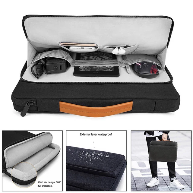 Black For 13 13.3 inch Macbook Laptop Notebook Carrying Sleeve Handbag Pouch Bag