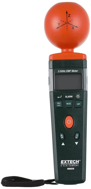 Extech 480836 RF EMF Stärkenmessgerät EMF-Hochfrequenzmessung bis 3,5GHz