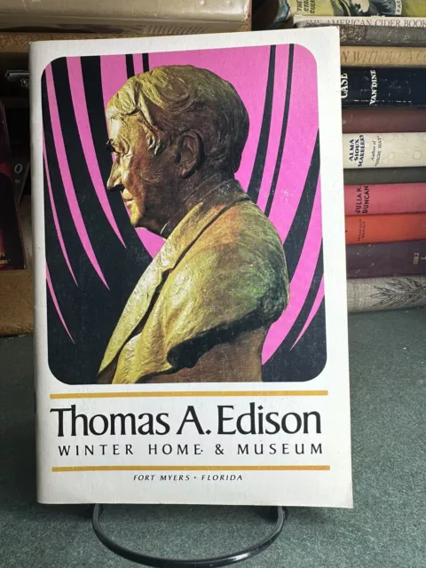 Vtg Thomas A. Edison Winter Home & Museum Souvenir Guide Book, Ft. Myers FL